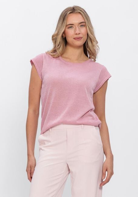 MINUS Haut MSCARLINA KNIT TEE en rose - large