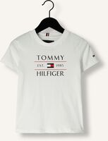 Witte TOMMY HILFIGER T-shirt TOMMY FLAG HILFIGER REG TEE SS Witte TOMMY HILFIGER T-shirt TOMMY FLAG HILFIGER REG TEE SS - medium