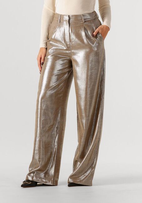 Gouden IBANA Wijde broek PESSY SHIMMERY - large