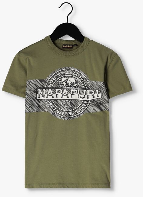 Groene NAPAPIJRI T-shirt K S-PINZON - large