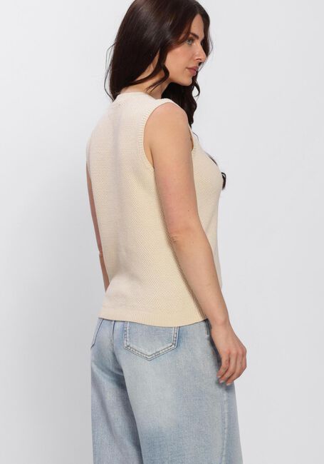 YDENCE KNITTED TOP MONA Hauts & T-shirts &Eacute;cru - large