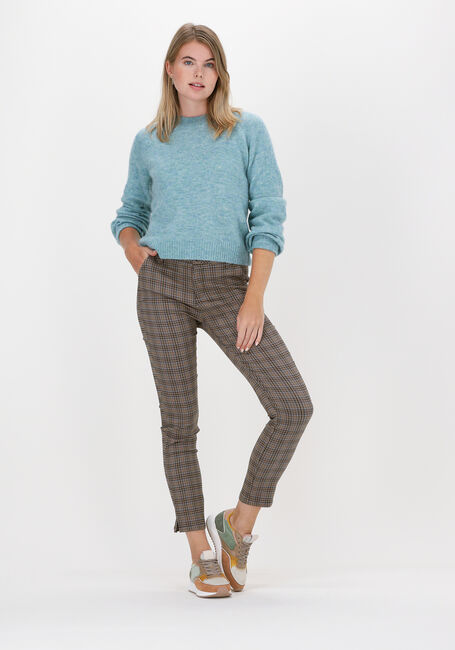 Bruine MINUS Pantalon NEW CARMA CHECK 7/8 PANTS - large