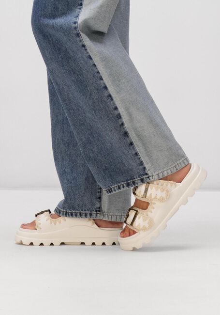 MOU Claquettes EVA ONE-PIECE SLIDE TWO-BUCKLES en blanc - large