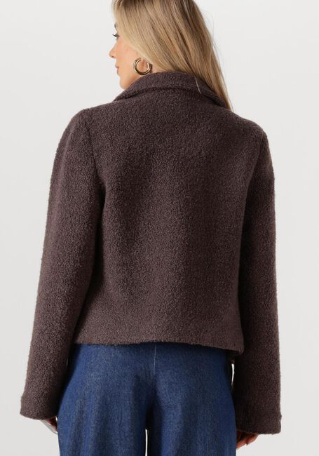 MODSTRÖM Manteau Teddy JUSTYMD SHORT JACKET en marron - large