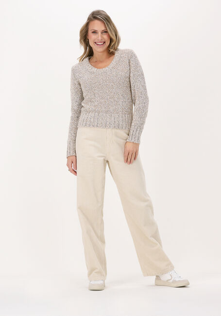 VANILIA Pull SEQUENCE KNIT en beige - large