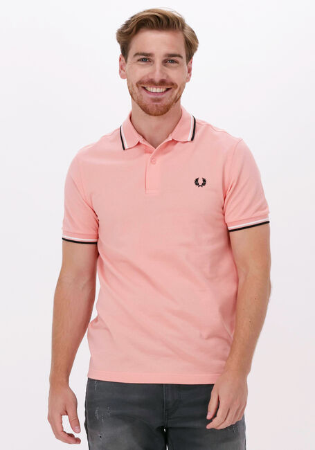 FRED PERRY Polo TWIN TIPPED FRED PERRY SHIRT en rose - large