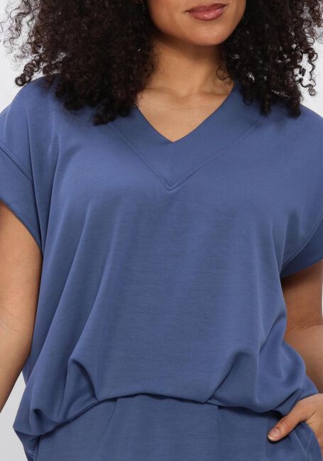 AIMEE THE LABEL Pull KATJA SWEATER en bleu - large