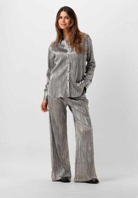 SUNCOO Pantalon large JILL en argent - large