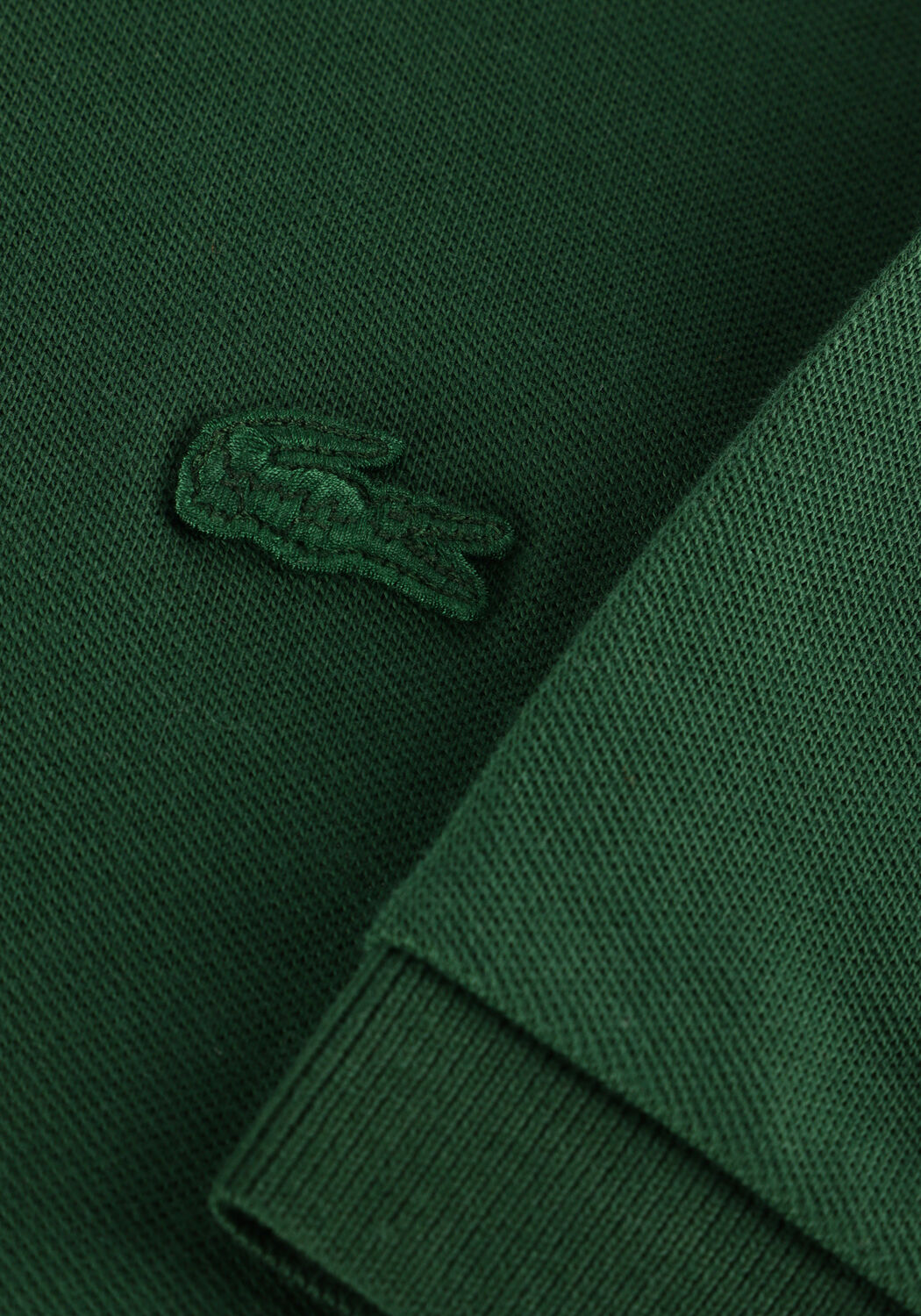 Groene LACOSTE Polo REGULAR FIT COTTON BLEND POLO SHIRT - large