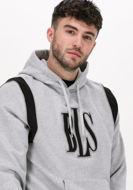 BLS HAFNIA Chandail OG OUTLINE LOGO HOODIE en gris - large