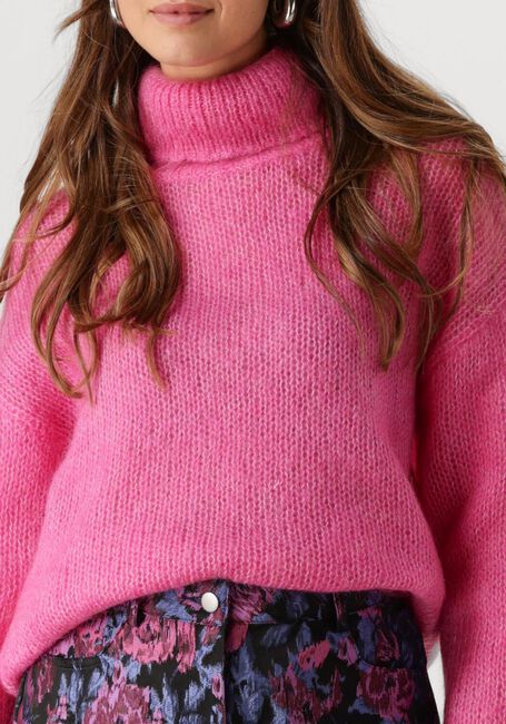 Fuchsia Y.A.S. Trui YASLAMBI LS KNIT ROLLNECK PULLOVER - large