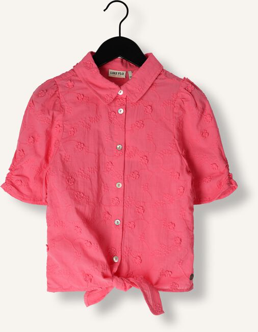 Roze LIKE FLO  3D FLOWER KNOT BLOUSE Roze LIKE FLO  3D FLOWER KNOT BLOUSE - large