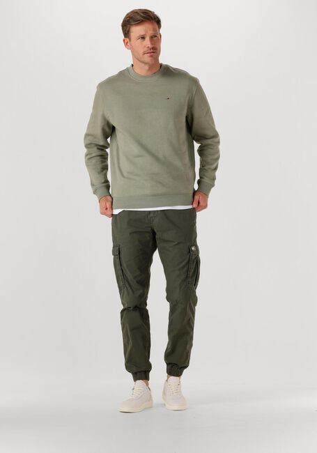 Groene TOMMY JEANS Sweater TJM REG S FLAG CREW EXT - large