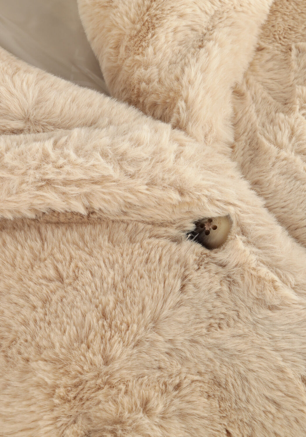 NOTRE-V Manteau en fausse fourrure FUR COAT LONG &Eacute;cru - large