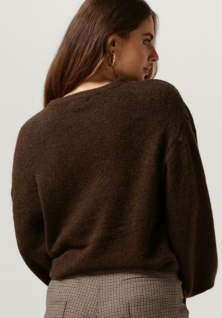Bruine MSCH COPENHAGEN Trui MSCHLILLIAN HOPE BALLOON PULLOVER - large