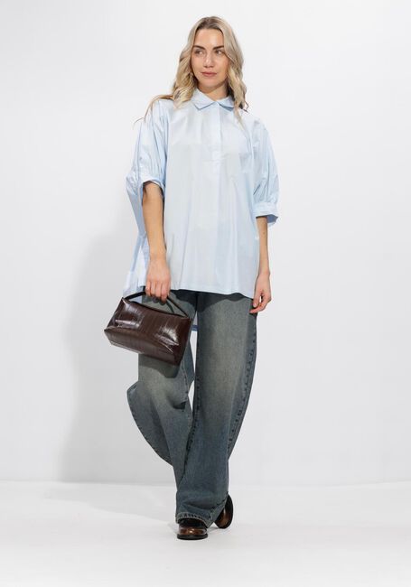 Lichtblauwe SILVIAN HEACH  SHIRT GLANZ - large