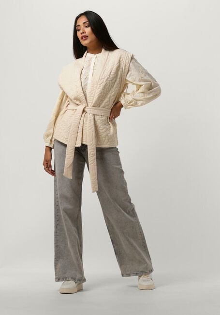 Gebroken wit SUMMUM  BLOUSE SMALL FLOWER 3D - large