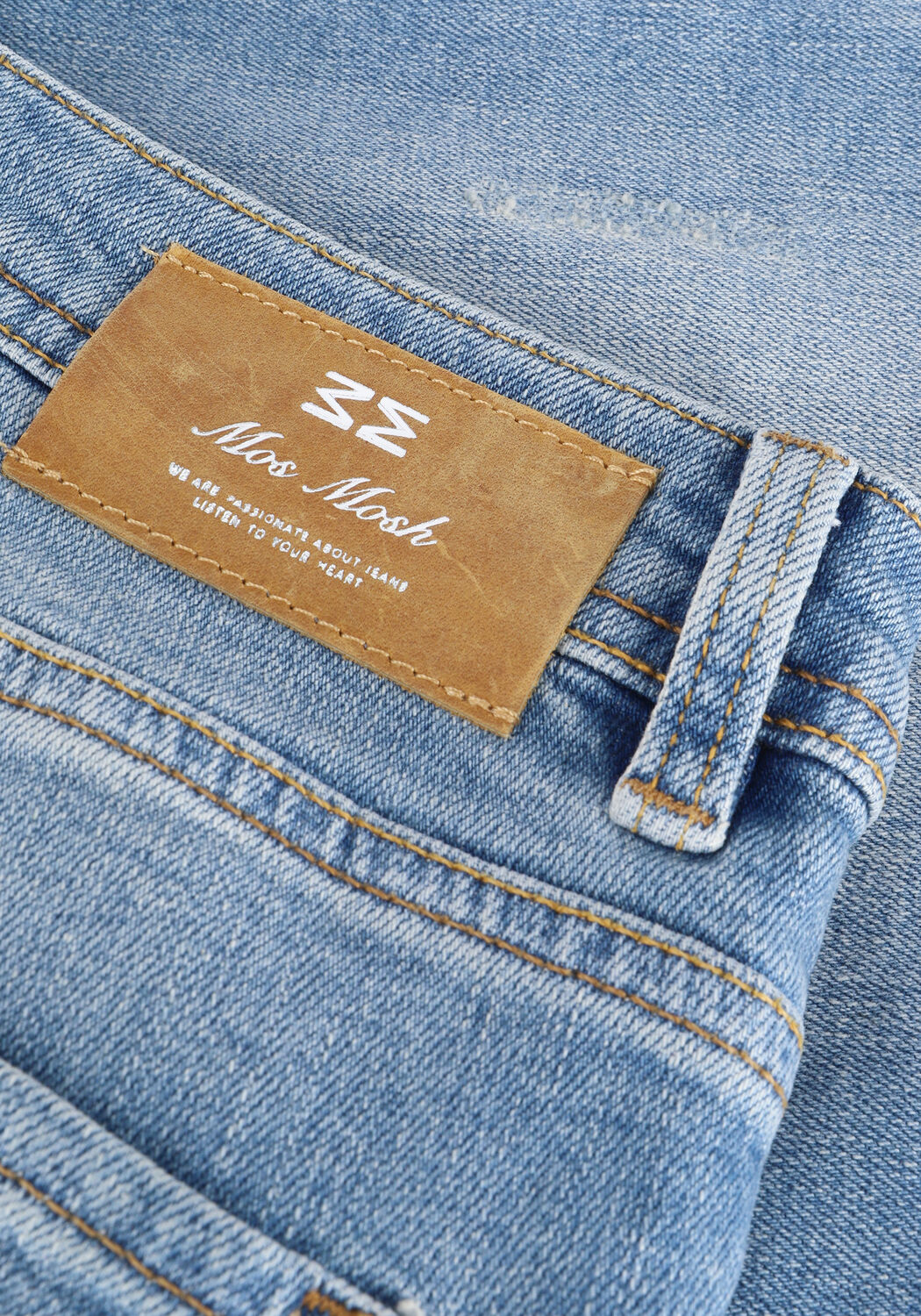 Blauwe MOS MOSH Jeans BRADFORD FREE SHORTS - large