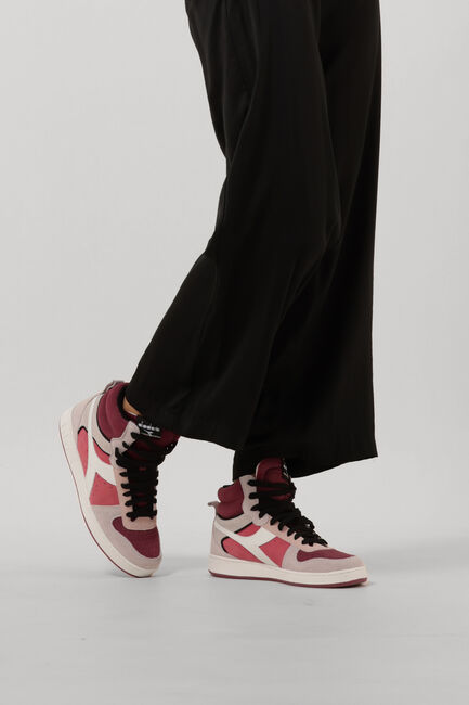Paarse DIADORA Sneakers MAGIC BASKET MID WOMAN - large