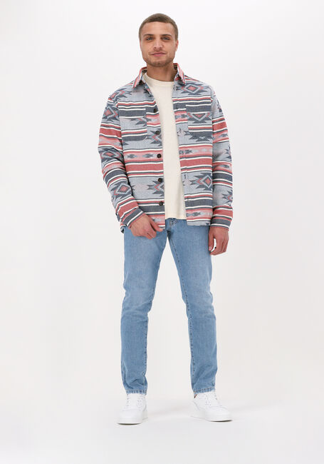 ANERKJENDT Surchemise AKHANKY JACQUARD OVERSHIRT en bleu - large