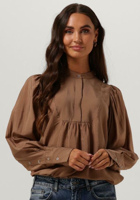 Bruine CO'COUTURE  CALLUM VOLUME SHIRT - large