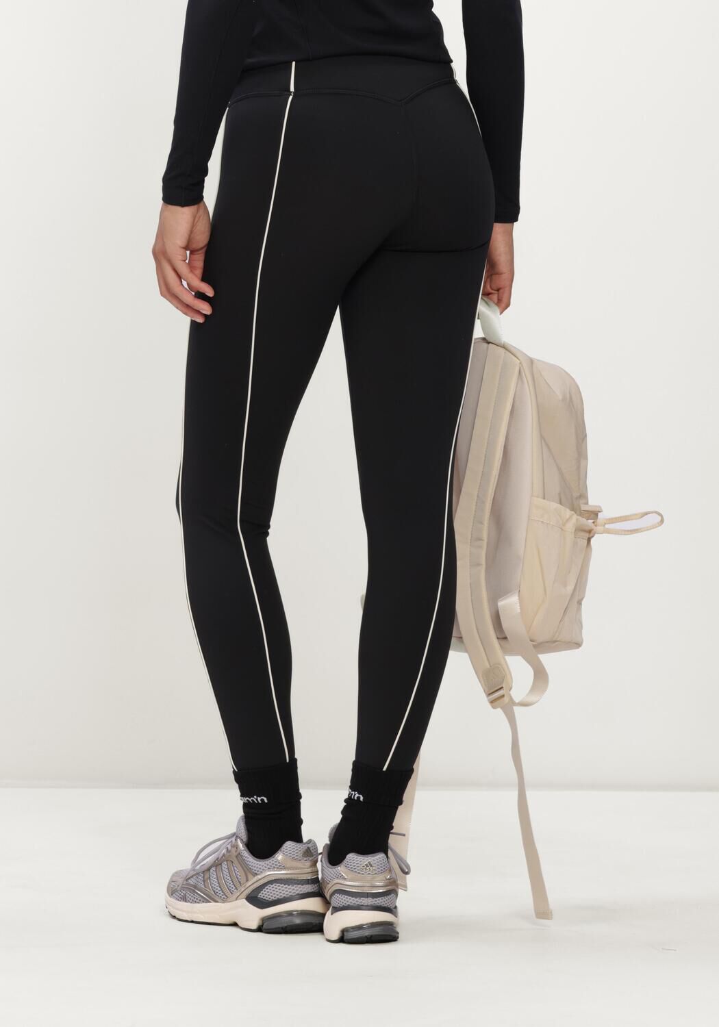 Zwarte AIM'N Legging SENSE CONTRAST TIGHTS - large
