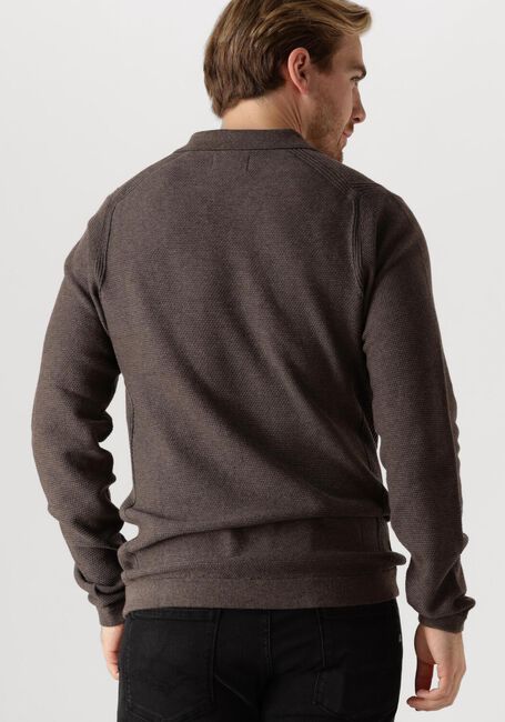 DSTREZZED Pull MERCURY POLO en marron - large