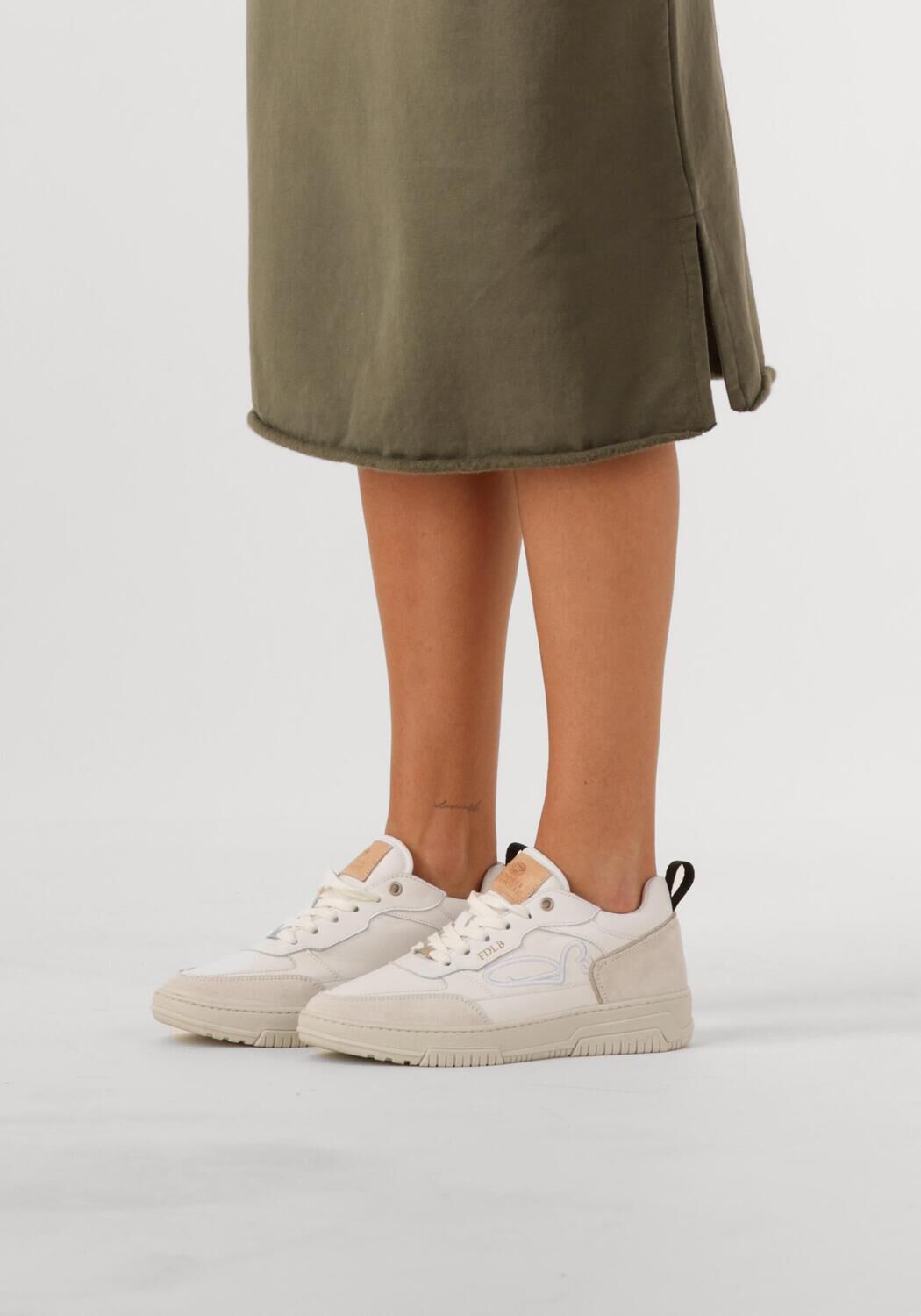 Witte FRED DE LA BRETONIERE Sneakers YARA LEO - large