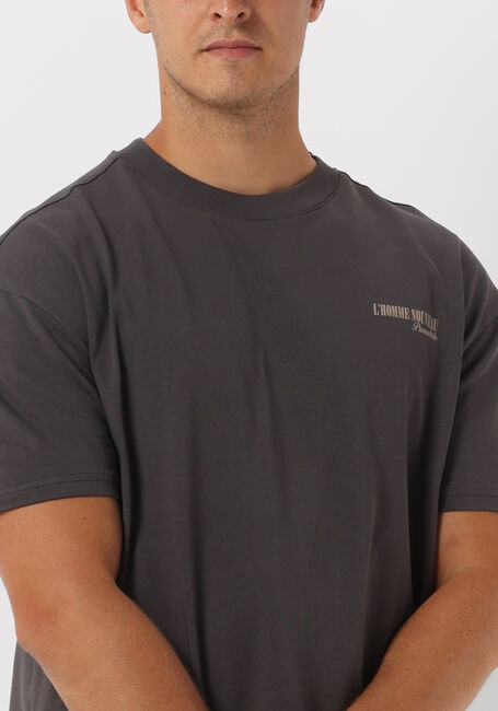 PUREWHITE T-shirt T-SHIRT WITH CHEST PRINT AND BACK ARTWORK en gris - large
