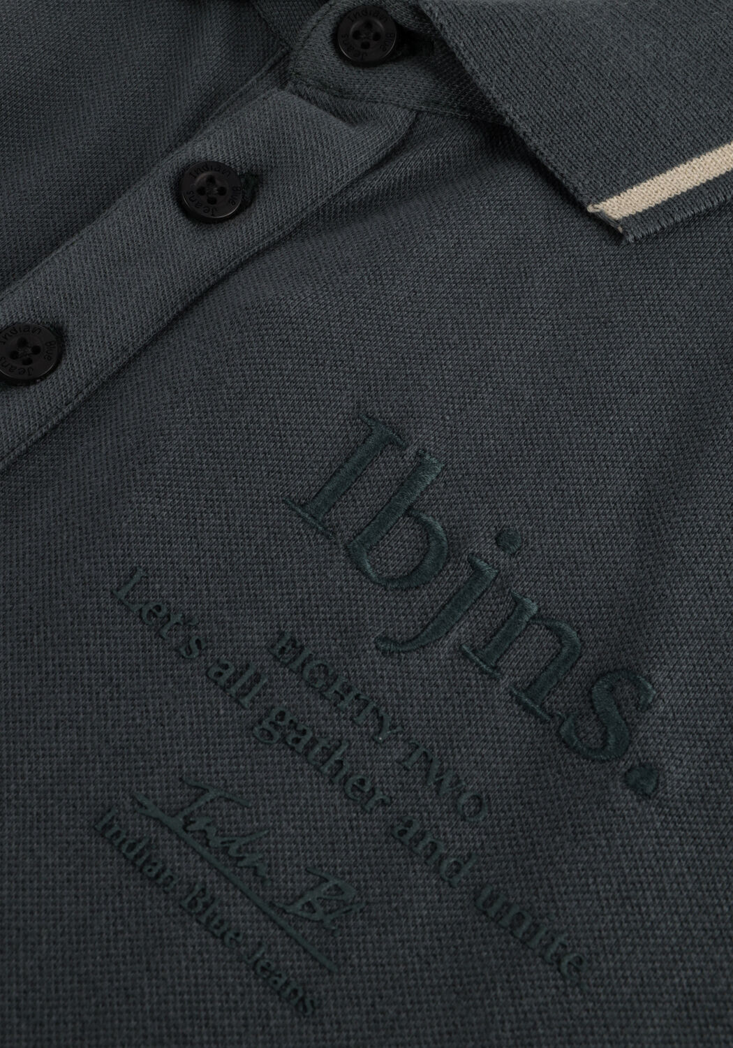 INDIAN BLUE JEANS Polo POLO PIQUE IBJNS en vert - large