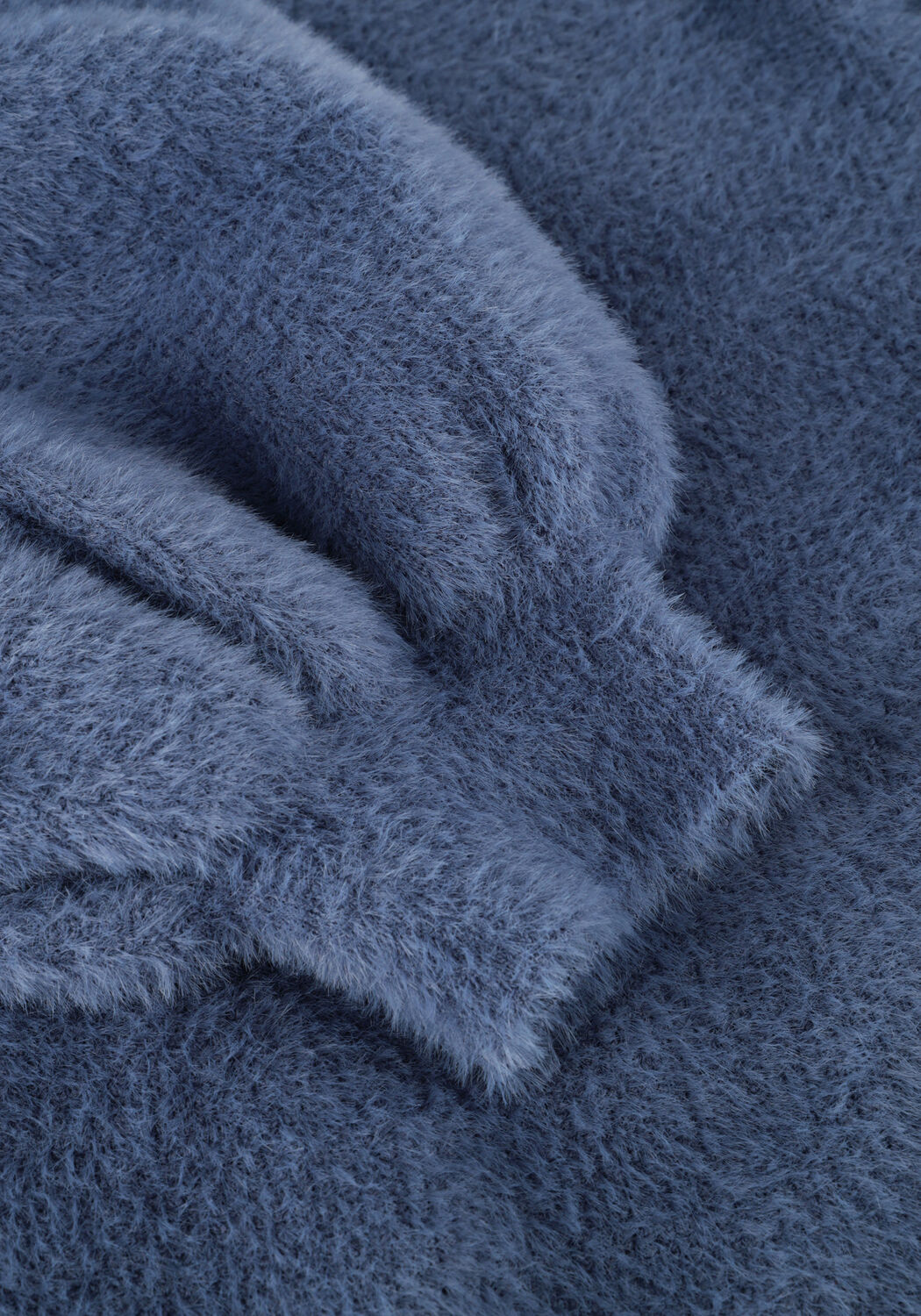 Blauwe CATWALK JUNKIE Trui FUZZY PUFF SLEEVE KNIT - large