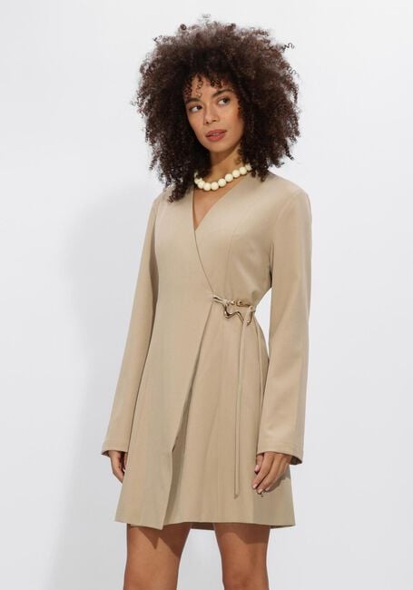 Beige NOTRE-V Mini jurk NV-HYLKJE - large