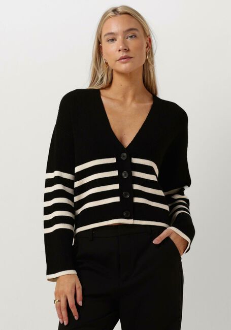 NOTES DU NORD Gilet GAIA CARDIGAN en noir - large