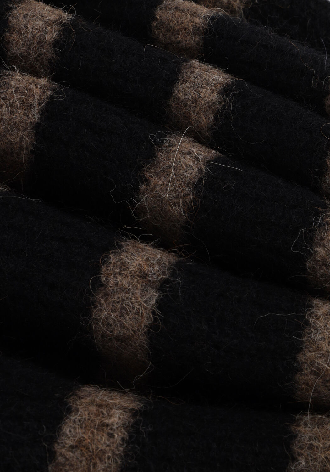 GESTUZ Col roul&eacute; ALPHAGZ STRIPED ROLLNECK en marron - large