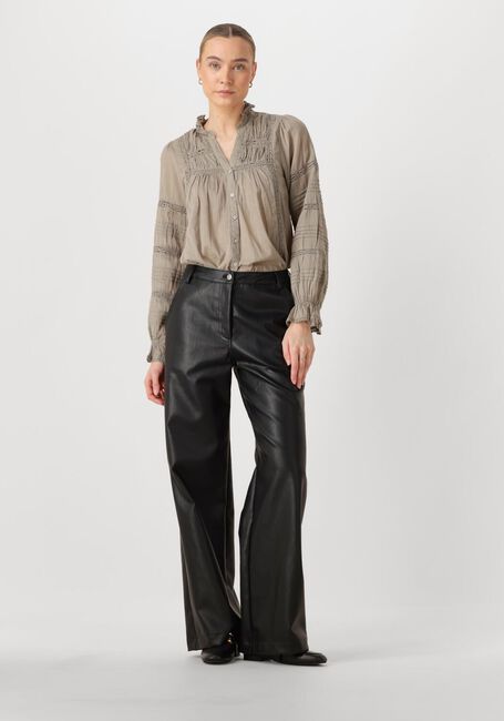 Taupe NEO NOIR  LYLA S VOILE BLOUSE - large