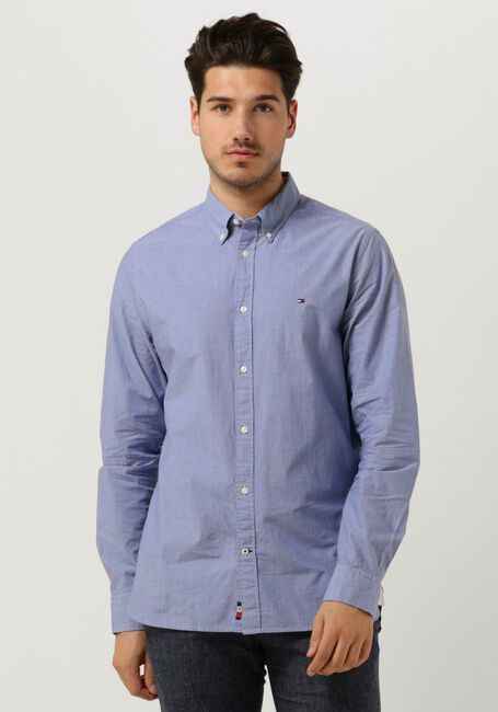 TOMMY HILFIGER Chemise décontracté NATURAL SOFT MICRO CHK SF SHIRT en bleu - large