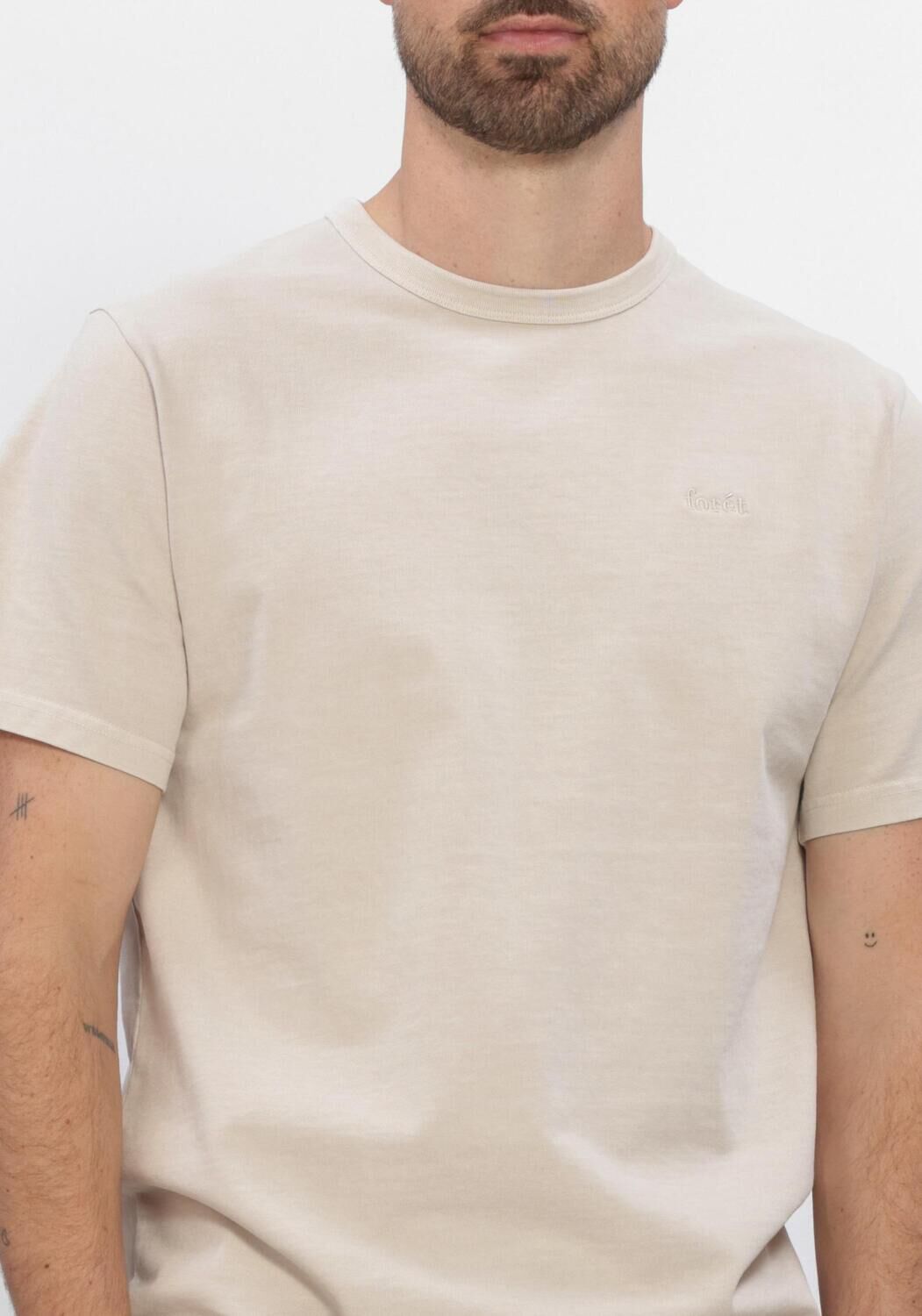 FOR&Eacute;T T-shirt OAK PIGMENT DYE T-SHIRT en beige - large