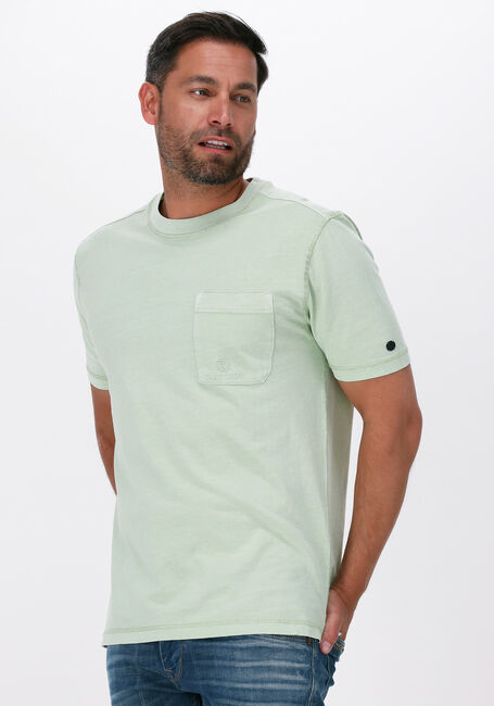 CAST IRON T-shirt SHORT SLEEVE R-NECK RELAXED GARMENT DYED JERSEY en vert - large