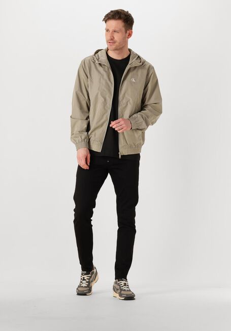 CALVIN KLEIN Jack NYLON HOODED WINDBREAKER Kaki - large