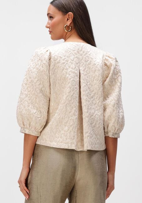 BY-BAR MAURI CHEETAH BLOUSE Blouses Cr&egrave;me - large