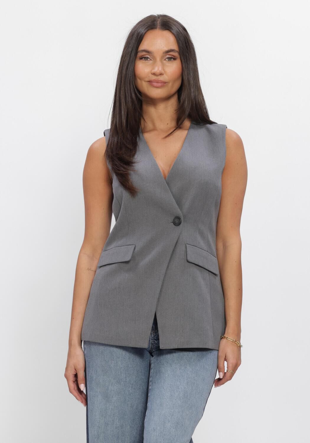 ENVII Gilet ENRAYE VEST 7092 en gris - large