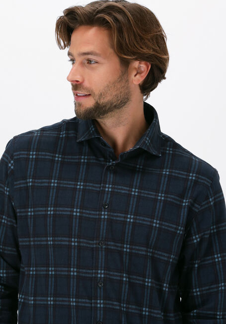 Zwarte VANGUARD Casual overhemd LONG SLEEVE SHIRT CHECK PRINTE - large