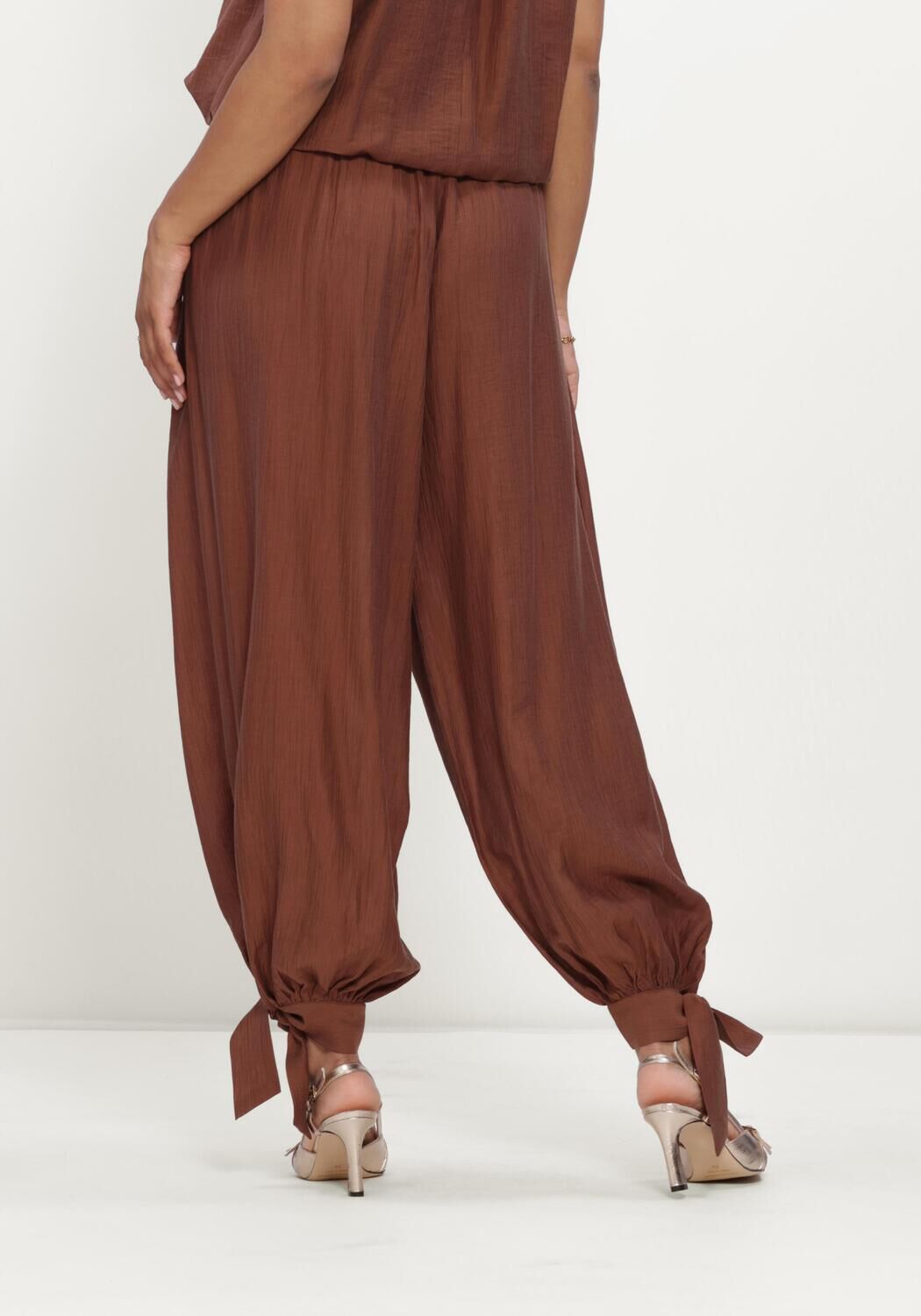 Bruine DANTE6 Broeken/jumpsuits BOWEN BALLOON PANTS - large