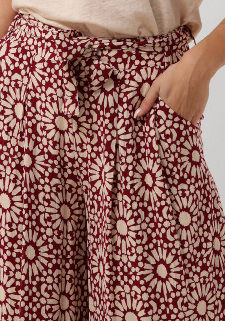 BY-BAR Pantalon large WANDA SUNFLOWER PANTS Bordeaux - large