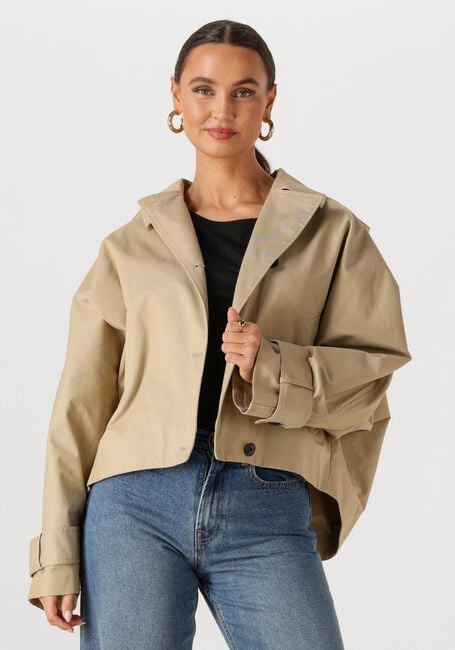 Beige WITHBLACK Jack WBLALAIA HOODED JACKET - large