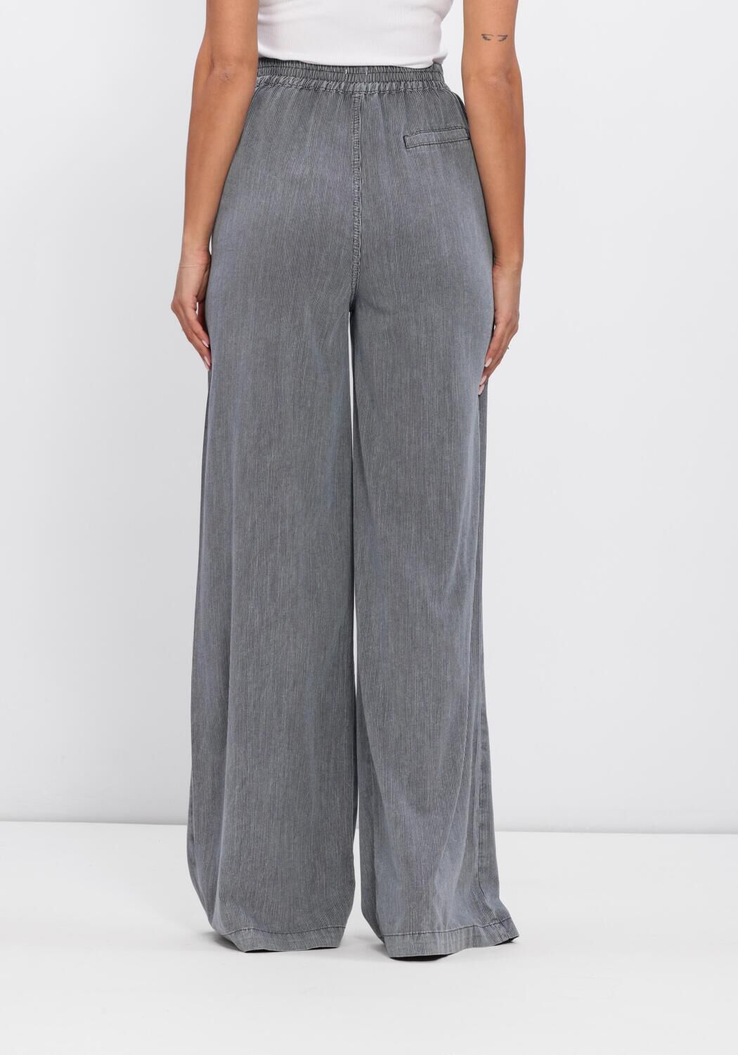 Blauwe EST'SEVEN Wide jeans BOHIC DENIM JEANS - large