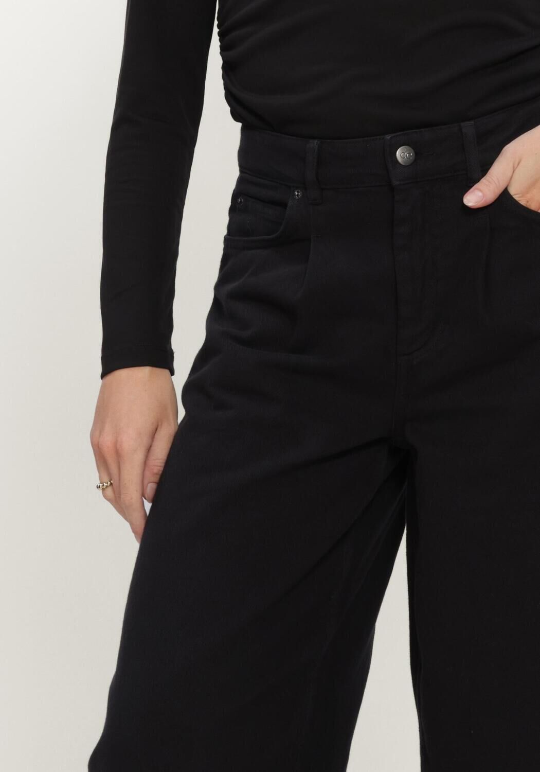 Zwarte CO'COUTURE Jeans AKIRACC BARREL PANT - large