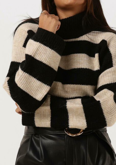 Beige OBJECT Coltrui MINNA L/S KNIT PULLOVER - large