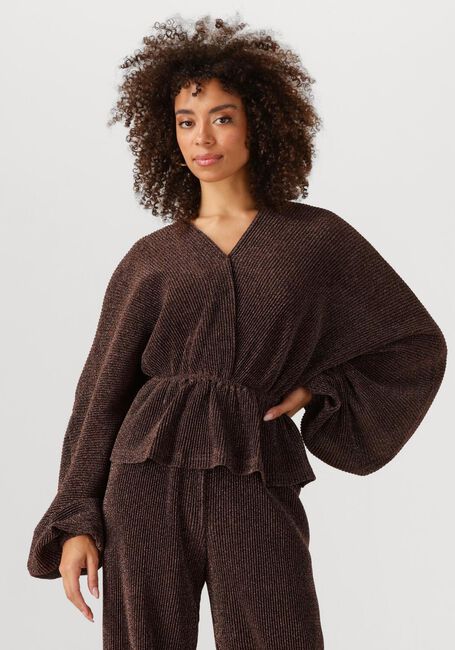 NOTRE-V Haut NV-GABBIE en marron - large