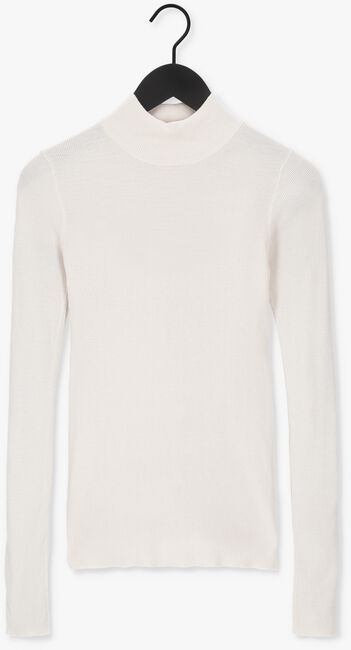 NA-KD Col roulé RIBBED POLO KNITTED SWEATER Blanc - large